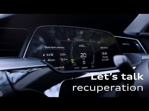 Let's talk recuperation | Audi e-tron